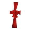 thumbnail image 3 of Puerta de entrada de Navidad Puerta de lazo rojo Decoración de lazo rojo Puerta de entrada Lazo rojo para celebración Decoraciones al aire libre Sumin, 3 of 9