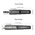 thumbnail image 3 of Mountain Bike Mudguard Front/Rear Cycling Bicycles Mudguards Portable Bike Mud Guard Adjustable Bicycles Mudguard Easy Use, 3 of 8