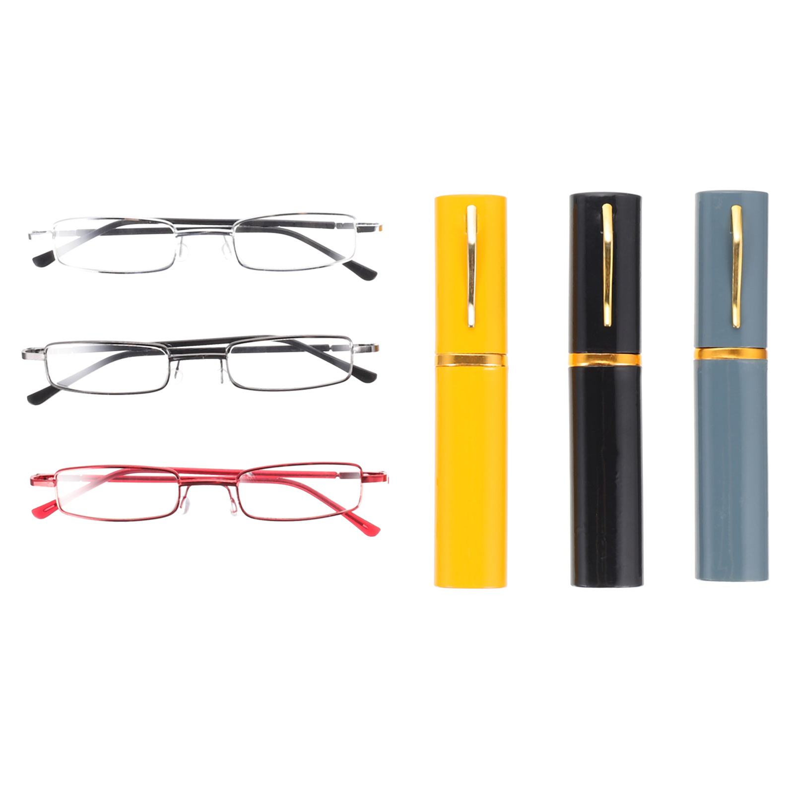 NUOLUX Glasses Reading Computer Bifocal Men Spring Readers Pocket Slim