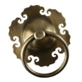 thumbnail image 2 of Poignée de Porte Style Chinois Vintage en Laiton Anneau de Tirage Rétro, 2 of 2