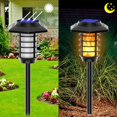 thumbnail image 2 of Solar Dynaming Flame Lights Outdoor Waterproof Flickering Flame Torch Light Landscape Lamp 48led 2 Pack, 2 of 5