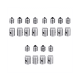 thumbnail image 1 of 24Pcs Metal Solderless Cable Nipples 5mm Throttle with Screw for Motorcycle Scooter Mower Tool, 1 of 6