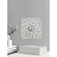 thumbnail image 3 of Marmont Hill White Chrysanthemum Canvas Wall Art, 3 of 7