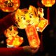 thumbnail image 5 of Lámpara LED colgante de año de nuevo, lámpara de lámpara colgante temática de Festival de Primavera, colgantes de iluminación 3D para ventana, Yinane Luces de hadas de año nuevo, 5 of 7