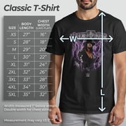 Men's WWE Undertaker Purple Lightning Logo Graphic Tee Black Large