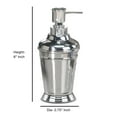 thumbnail image 6 of nu steel Timeless Stainless Steel Liquid Soap Dispenser Pump Bottle for Bathroom Vanity Countertop, 6 of 6