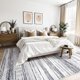 thumbnail image 2 of Alfombra Boho Tortania 152x244 cm Gris Suave de Pelo Bajo Lavable, 2 of 9