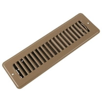HEMOTON Air Conditioning Grille Floor Register Round Vent Covers Brown