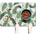 thumbnail image 2 of Dog Food & Water Mat, Pet Feeding Mat for Floor Non-Slip Waterproof, Super Absorbent Cat Bowl Mat, Easy to Clean Eco-Friendly Durable Pet Placemat, 2 of 6