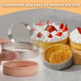 thumbnail image 5 of Paquete de 20 Aros Perforados para Tarta, Redondo Antiadherente para Tarta, Redondo para Tarta de Mousse de Acero Inoxidable, para Postre para Hornear, 5 of 5