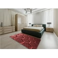 thumbnail image 4 of Ahgly Company Indoor Rectangle Patterned Grapefruit Red Area Rugs, 8' x 12', 4 of 6
