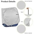 thumbnail image 6 of KUIFORTI Dragonfly Car Windshield Sunshade Foldable Car Windshield Sun Shade Cover, 66.53" x 34.44" Front Window Heat Insulation Protection, for Auto Sedan, SUV Accessories, 6 of 6