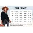 thumbnail image 2 of Langwyqu Spring Autumn Women Oversized Button Down Henley Hoodies Long Sleeve Sweatshirt, 2 of 2