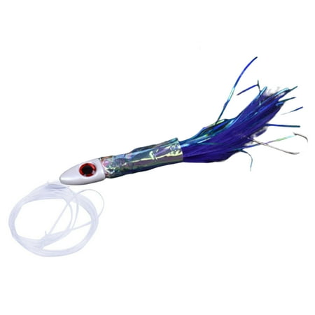

Opolski 19g 11cm 3D Eyes Sharp Hook Bearded Fishing Lure Bright Color Metal Plastic Lure Bait Fishing Accessory