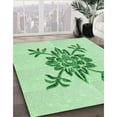thumbnail image 3 of Ahgly Company Machine Washable Indoor Rectangle Transitional Mint Green Area Rugs, 2' x 4', 3 of 7