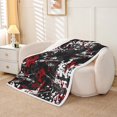 thumbnail image 2 of Erosebridal Vintage Tank Sherpa Blanket, Camo Aircraft Fuzzy Blanket Throw, Military Room Decor, 2 of 6