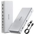 thumbnail image 1 of Estación de acoplamiento WAVLINK Pro para 4 monitores 4K, cuádruple HDMI para Mac/Windows, 1 of 7