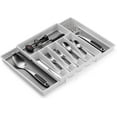 thumbnail image 5 of Expandable Cutlery Drawer Organizer, Flatware Drawer Tray for Silverware, Serving Utensils, Multi-Purpose Storage for Kitchen, Office, Bathroom Supplies, 5 of 6