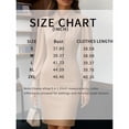 thumbnail image 5 of ZOELNIC Women's Puff Long Sleeve Bodycon Midi Dress with Collared Tie Neck for Business Office, 2XL, 5 of 5