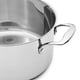 thumbnail image 4 of Juego de utensilios de cocina de acero inoxidable de 15 piezas ollas sartenes y utensilios color plateado, 4 of 8