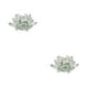 thumbnail image 4 of Injueey Cristal fino Flor de loto Minerales Pisapapeles Cristales Flores Colección decorativa Recuerdos Fiesta Verde Verde 2Conjunto, 4 of 6