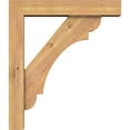 thumbnail image 3 of Ekena Millwork 5 1/2"W x 26"D x 30"H Olympic Block Smooth Bracket w/ Offset Brace, Western Red Cedar, 3 of 25