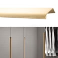 thumbnail image 3 of Ana 1x Golden Kitchen Cabinet Door Handles Cupboard Drawer Concealed Finger Edge Gold Pull Furniture Handles Door-Hardware Home Decor, 3 of 4