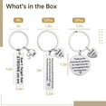 25 PCS Thank You Keychains, Appreciation Keychain Gifts, Stainless