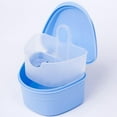 thumbnail image 5 of Denture Cleaning Kit: Denture Cleaning Case with Denture Brush(Blue), 5 of 5