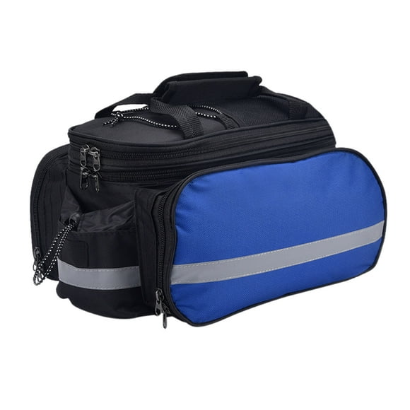 27L Double Side Panniers Rear Rack Tail Seat Trunk Blue