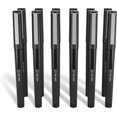TRU RED TR57321 Rollerball Pens, Fine Point, Black, Dozen/Pack