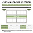 thumbnail image 2 of Barras para cortinas Edidonson de 1,6 cm de diámetro, ajustables de 76 a 229 cm, paquete de 2, 2 of 7
