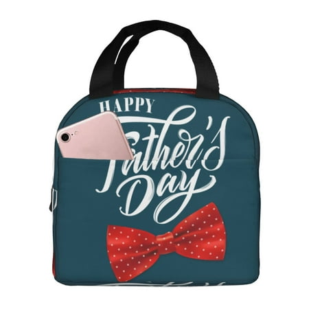 Insulated Lunch Bag for Women Men - Happy Father s Day (3) Leakproof Cooler Lunch Box for Women Men  Lunch Tote Bags for Work School Picnic Travel