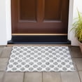 thumbnail image 6 of Addison Rugs Chantille Indoor/Outdoor Transitional Circles Gray Washable Rectangle Rug, 1'8" x 2'6", 6 of 6