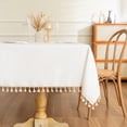 thumbnail image 2 of Mantel MYSKY HOME blanco rectangular 140x220 cm impermeable, 2 of 7