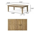 thumbnail image 3 of Coloma Acacia Wood Outdoor Coffee Table, Light Brown, 3 of 9