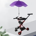 thumbnail image 4 of 14 Inch Baby  Parasol, Universal Baby Carriage Umbrella With Clamp, 360 Degree Adjustable  Protection Baby  Umbrella, Foldable Waterproof  Sun Shade, 4 of 8