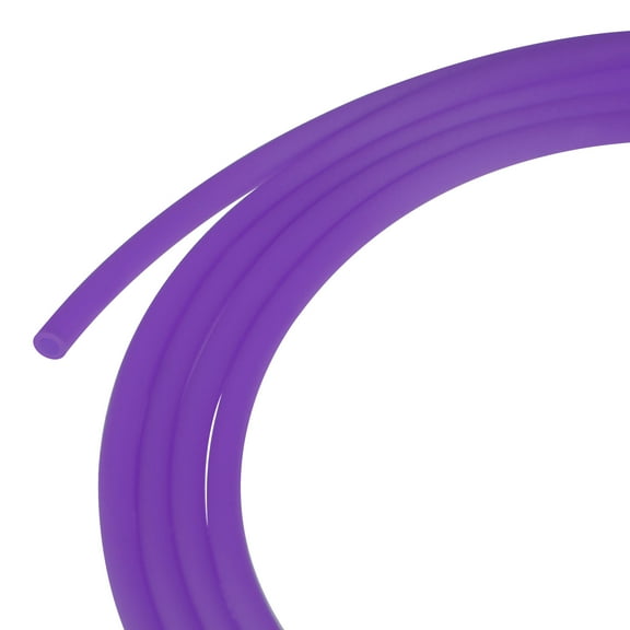 Uxcell 11 Yards 2mm Purple Rubber Cord Hollow for Bracelet Necklace Craft Making