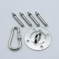 thumbnail image 2 of Accesorios para Hamaca Aérea para Yoga Placa Gancho Acero Inoxidable Anillo Hebilla Fija (con Hebilla Bloqueo), 2 of 5