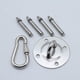 thumbnail image 2 of WDOplteas Kit para hamacas - Ganchos giratorios 360 ​​grados para pesado para yoga, 2 of 5