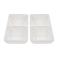 thumbnail image 4 of jojofuny Dish White for Study Room Style Shatterproof Bowls 2Pcs 1x2.8x5.7in, 4 of 7