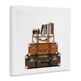 thumbnail image 3 of Stupell Industries Stacked Glam Suitcases Canvas Wall Art design by Amanda Greenwood, 17 x 17, 3 of 7