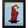 thumbnail image 2 of Herzog, Harry 12x14 Black Modern Framed Museum Art Print Titled - Forging ahead Works Progress Administration, 2 of 5
