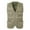 Khaki, variant on Men's Denim Vest Outdoor Casual Multi Pocket Sleeveless Jacket Jean Vest Work Travel Utility Vest Cargo Fly Summer Vest Big and Tall Size XL-7XL Khaki