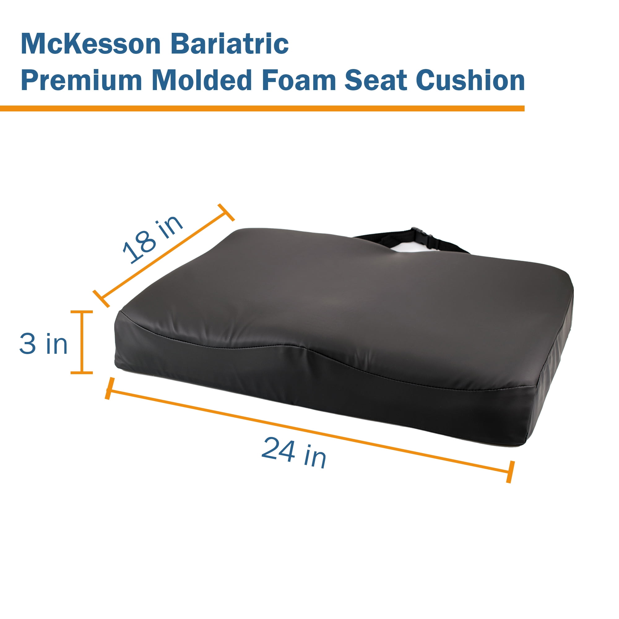 New MCKESSON SEAT PROTEKT GEL 24X18X3 (4/CS) Bariatric Seat Cushion -  CASE Disposables - General For Sale - DOTmed Listing #4496735