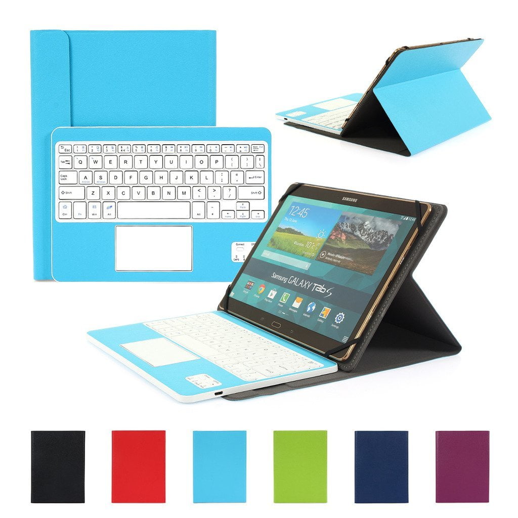 CoastaCloud Universal Folio Case w/Stand Wireless Bluetooth Keyboard