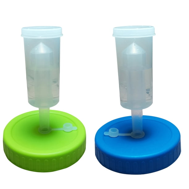 1 Set 2pcs Fermentation Tank Lids con kit fermentado de bloqueo de aire (color surtido)
