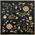 thumbnail image 6 of SAFAVIEH Lyndhurst Milo Floral Border Area Rug, Black/Multi, 6'7" x 6'7" Square, 6 of 6
