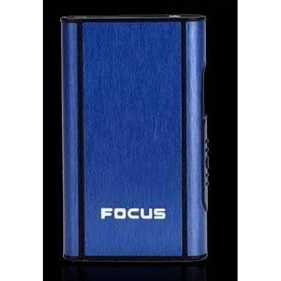 Stylish FOCUS 10 pack Cigarette Case Dispenser (BLUE COLOR)- (GD-1331-13, FREE CAR sticky pad for Phone PDA MP3 MP4)