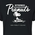 thumbnail image 3 of Peanuts - DJ Snoopy - Juniors Cropped Cotton Blend T-Shirt, 3 of 6